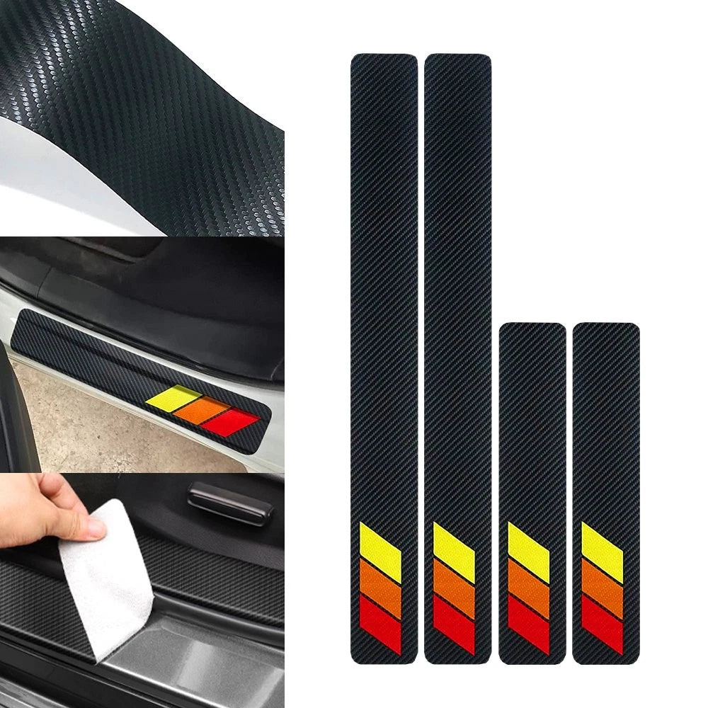 Set of 2 Door Sill Protector Plates for Toyota