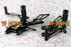 Black Motorcycle Rearsets Foot Pegs for Honda CBR 600RR (2007-2014)