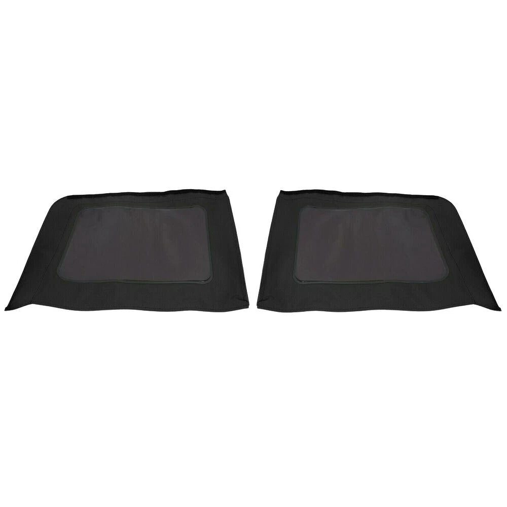 Tinted Soft Top Rear Windows for Jeep Wrangler (2007-2009) 2-Door