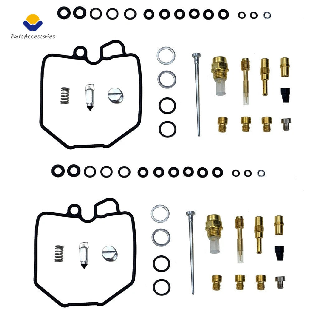 Set of 2 Carburetor Rebuild Kits for Honda Silver Wing 500 GL500 GL500I CX500 (1981–1982)