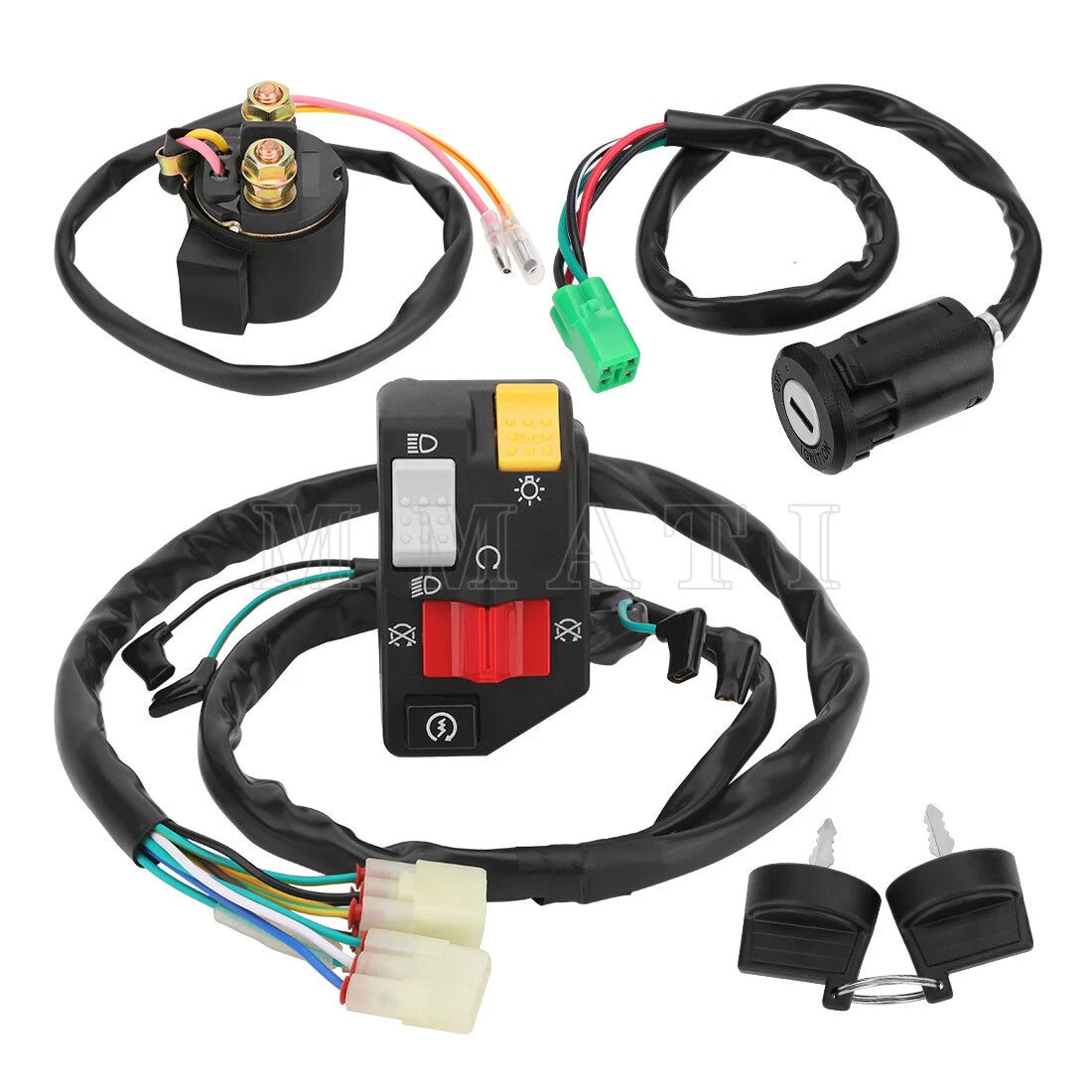 Handlebar Ignition Key Switch w/Relay for Honda Sportrax 400 TRX400EX (2008)