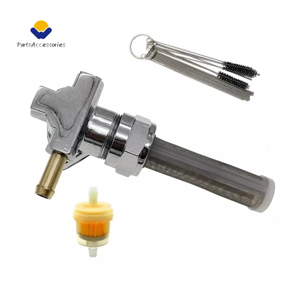 Petcock Fuel Valve 22mm Left Spigot for Harley Davidson (Fits 62167-81, 62163-75)
