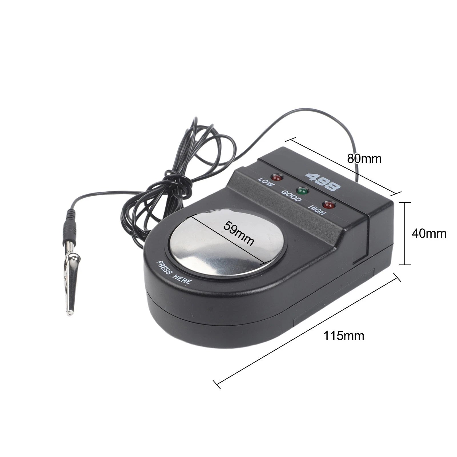 Conductive Grounding Wrist Strap Tester 498 Antistatic Loop Test Device