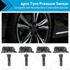 4X Tyre Pressure Sensor 40700-5ZH0A for Mercedes X Class (2017–2020)