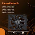 Radiator Cooling Fan for BMW 340i 2016–2019, 230i/430i 2017–2020