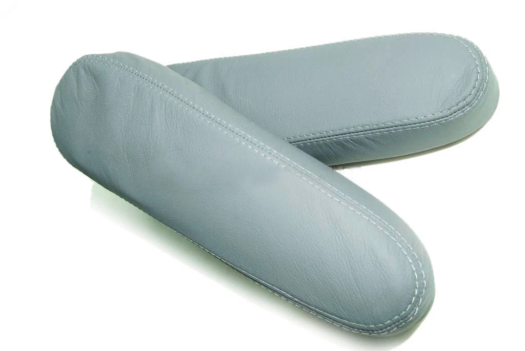 Front Seat Armrest for Nissan Armada Titan (2005–2015) Gray Leather Synthetic