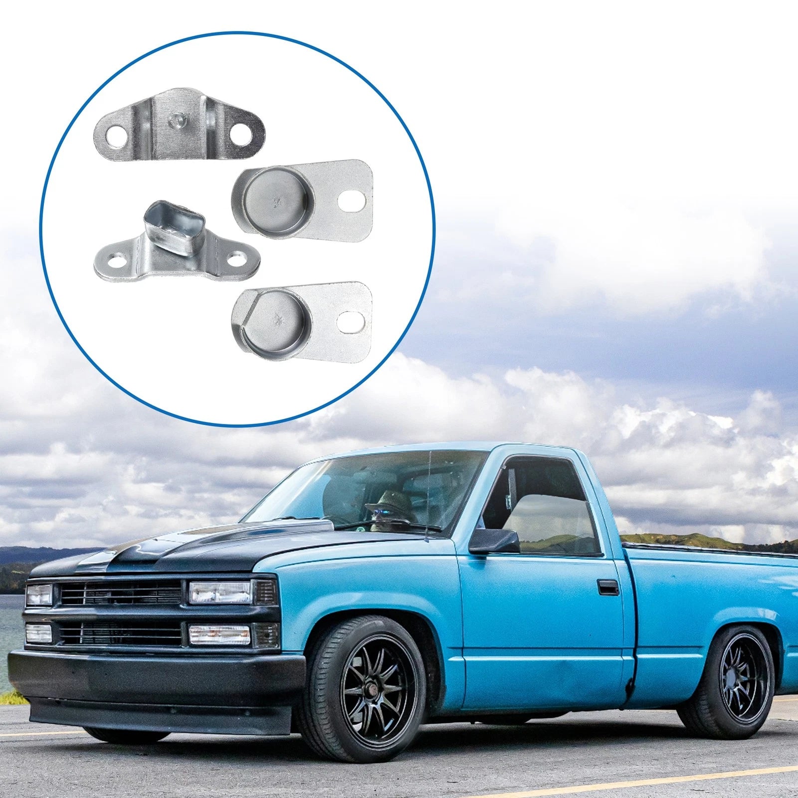 Set of 2 Tailgate Hinge Kit No.15521579/15603558 for GMC C1500 Pickup (1988–1999)