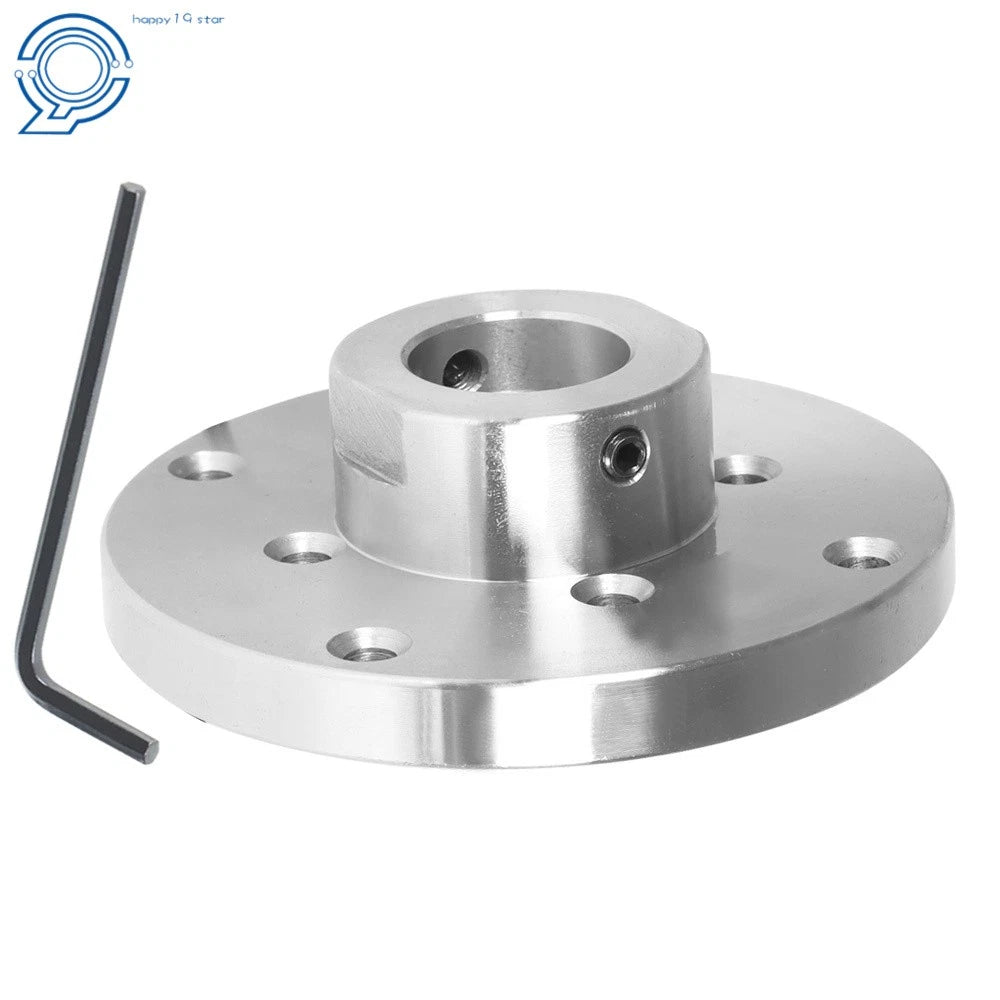 1 Inch Threaded Face Plate with Set Screws for Steel Wood Lathe