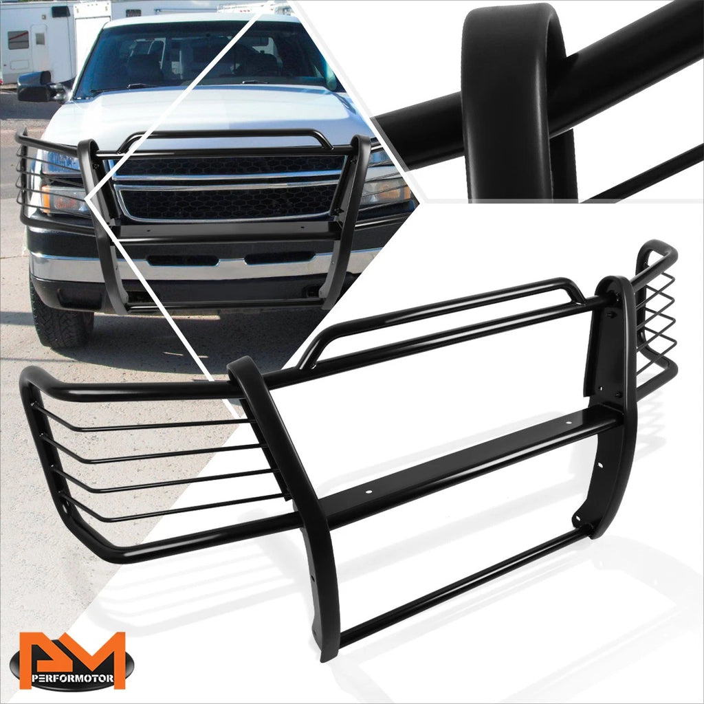 Matte Honeycomb Mesh Front Bumper Grille with LED DRL for Dodge Ram 1500-3500 (2006–2009)