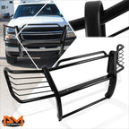 Matte Honeycomb Mesh Front Bumper Grille with LED DRL for Dodge Ram 1500-3500 (2006–2009)