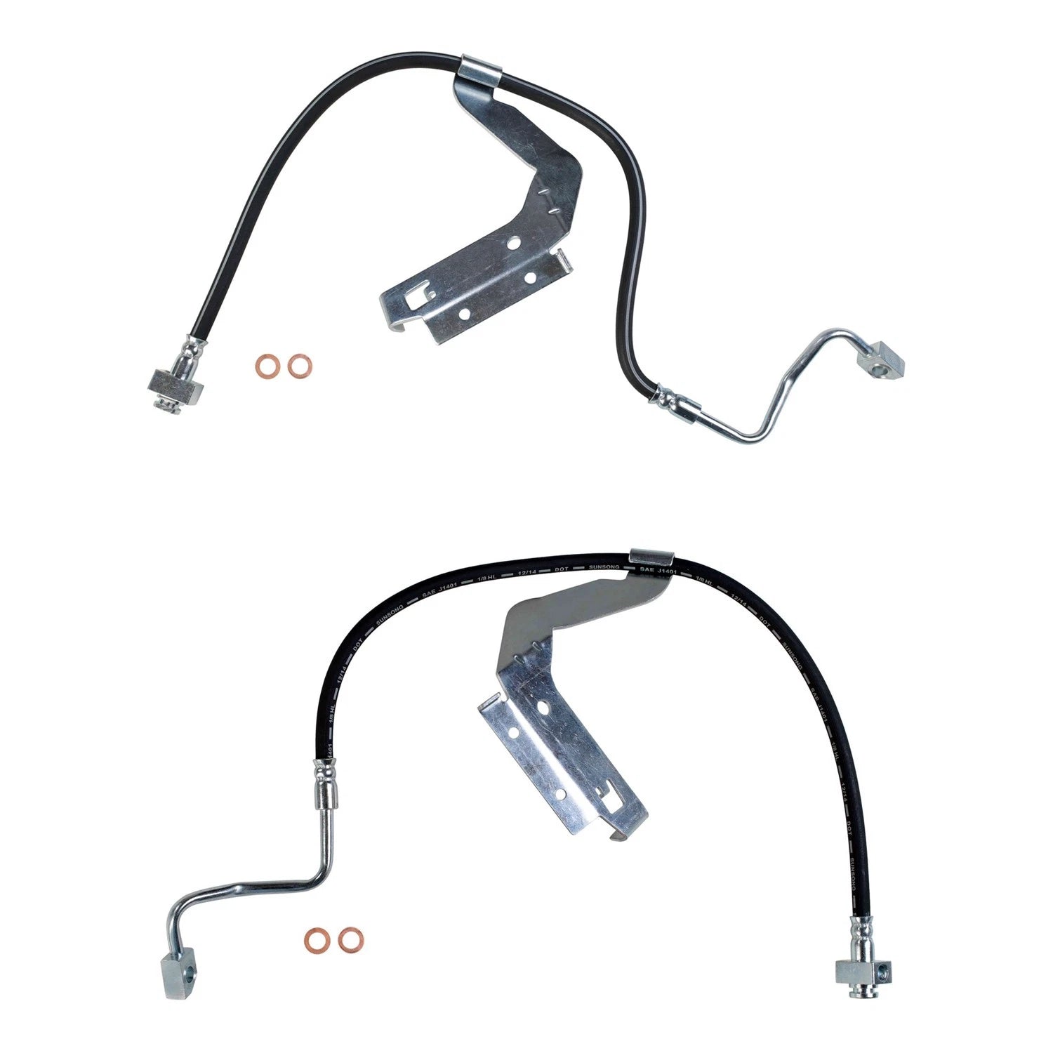 Sunsong Brake Hydraulic Hose Kit for F-250 Super Duty 4WD (2005–2016)