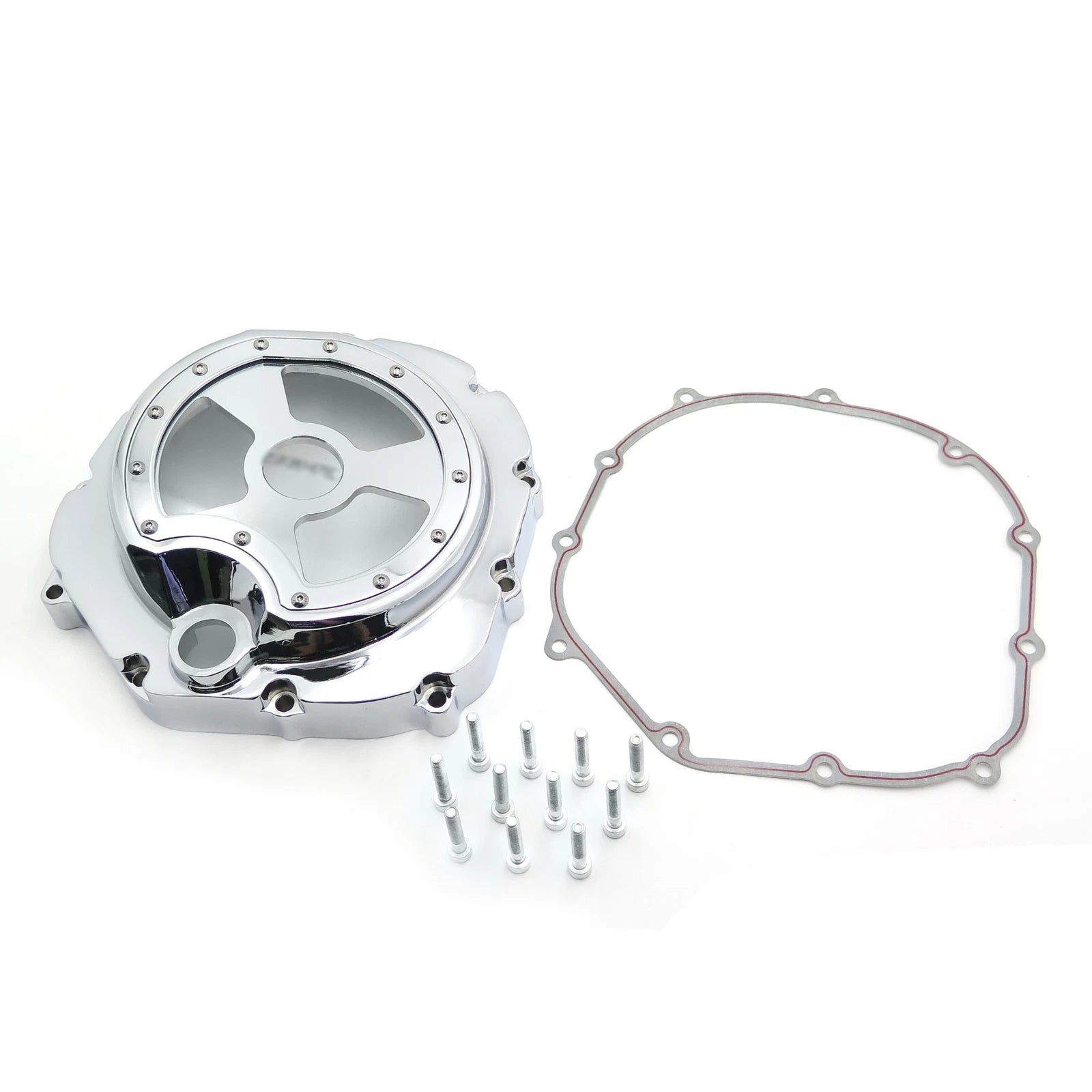 Right Engine Clutch Cover for Kawasaki ZX14R ZZR1400 (2006–2014) w/ Gasket