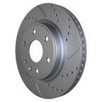 Set of 2 Front Drilled 325mm Brake Rotors for Chevy GMC Saturn