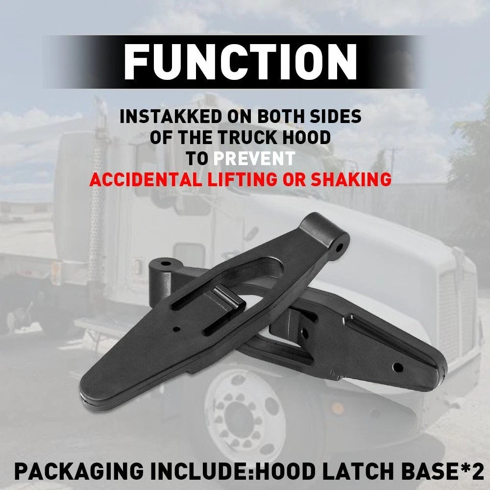 Hood Latch Base for Kenworth Peterbilt (L56-0001) - Pair