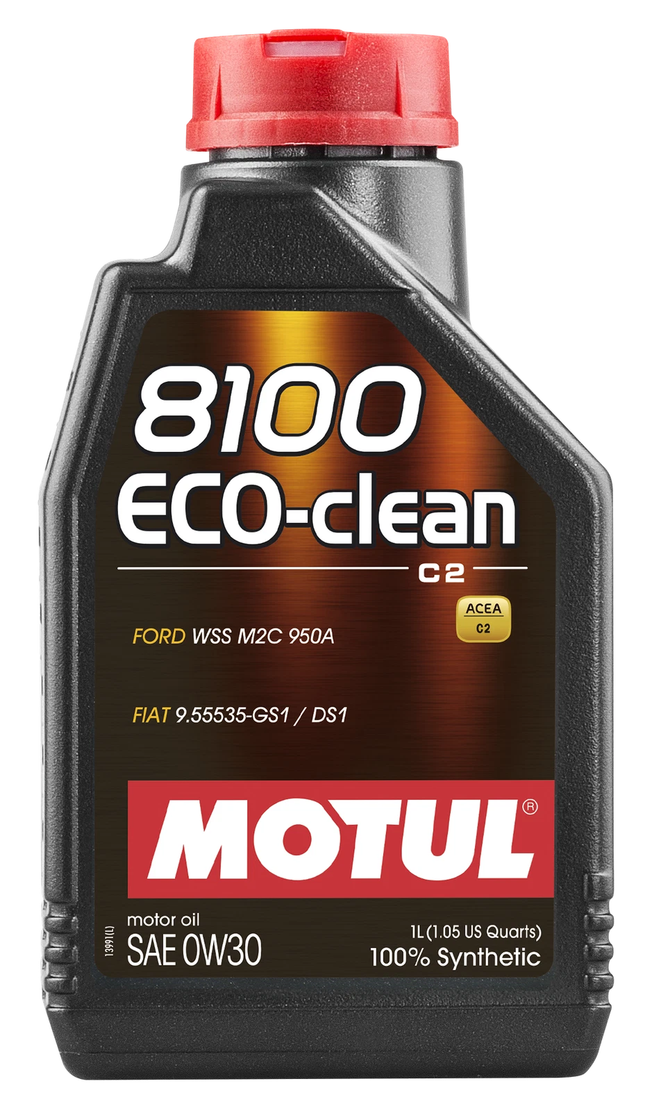 Motul 8100 Eco-Clean Full Synthetic Motor Oil 0W-30 (1L) 102888