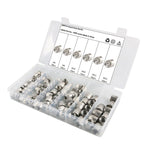 100pcs Stainless Steel Conical Screw Cap Tapered Cone Nut