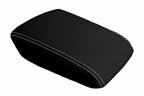 Leather Console Lid Armrest Cover for Acura TL (2004–2008) White Stitch