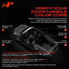 2X Rear Painted Door Handle for Chevy Silverado GMC Cadillac (2014–2023)