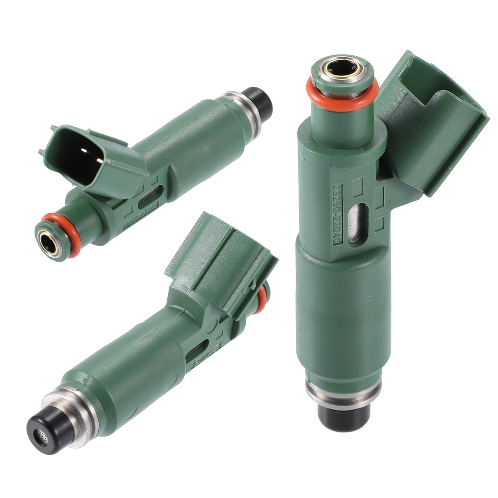 Set of 4 Fuel Injectors 23250-22040 195500-3660 for Toyota Corolla (1999–2006)