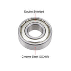 Set of 2 6202ZZ Ball Bearings   15x35x11mm