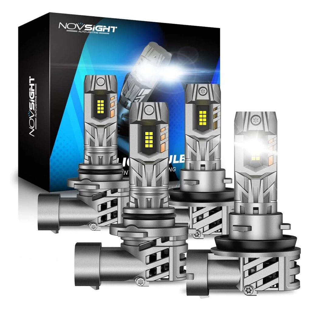 9005 H11 Combo LED Headlight Bulbs Kit for NOVSIGHT (6500K)