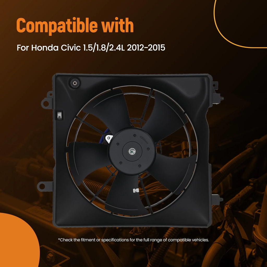 Electric Radiator Fan for Honda Civic (2012–2015) 19020RSAG01 19030R1AA01