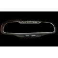 Polished Stainless Rear View Mirror Trim w/'Corvette' for 2005-13 Chevy Corvette