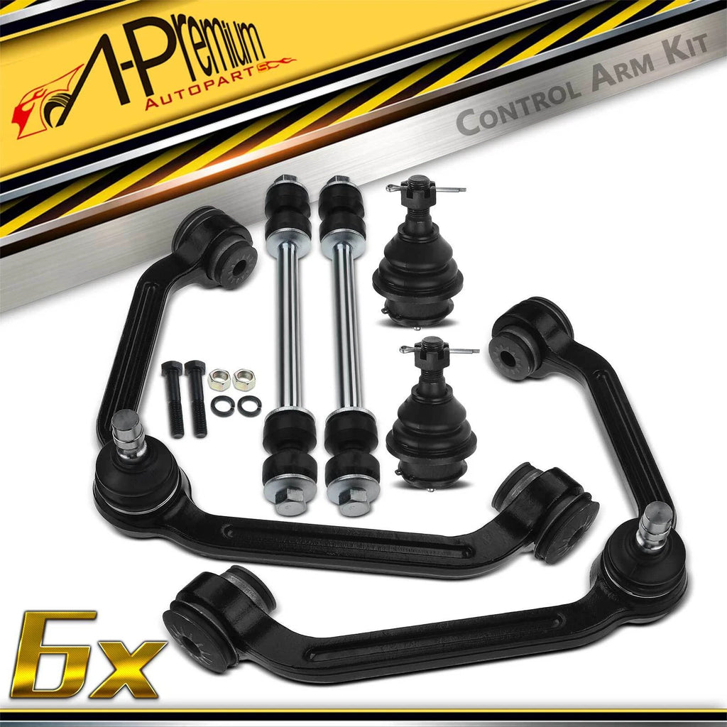 Set of 6 Front Upper Control Arm Ball Joints for Ford Explorer 