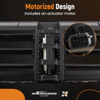 Front Active Radiator Black for Ford Explorer (2020–2023) L1MZ16138B