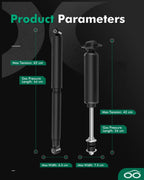 Set of 4 Shocks Struts for Dodge Dakota Durango 2WD (1997–2004)