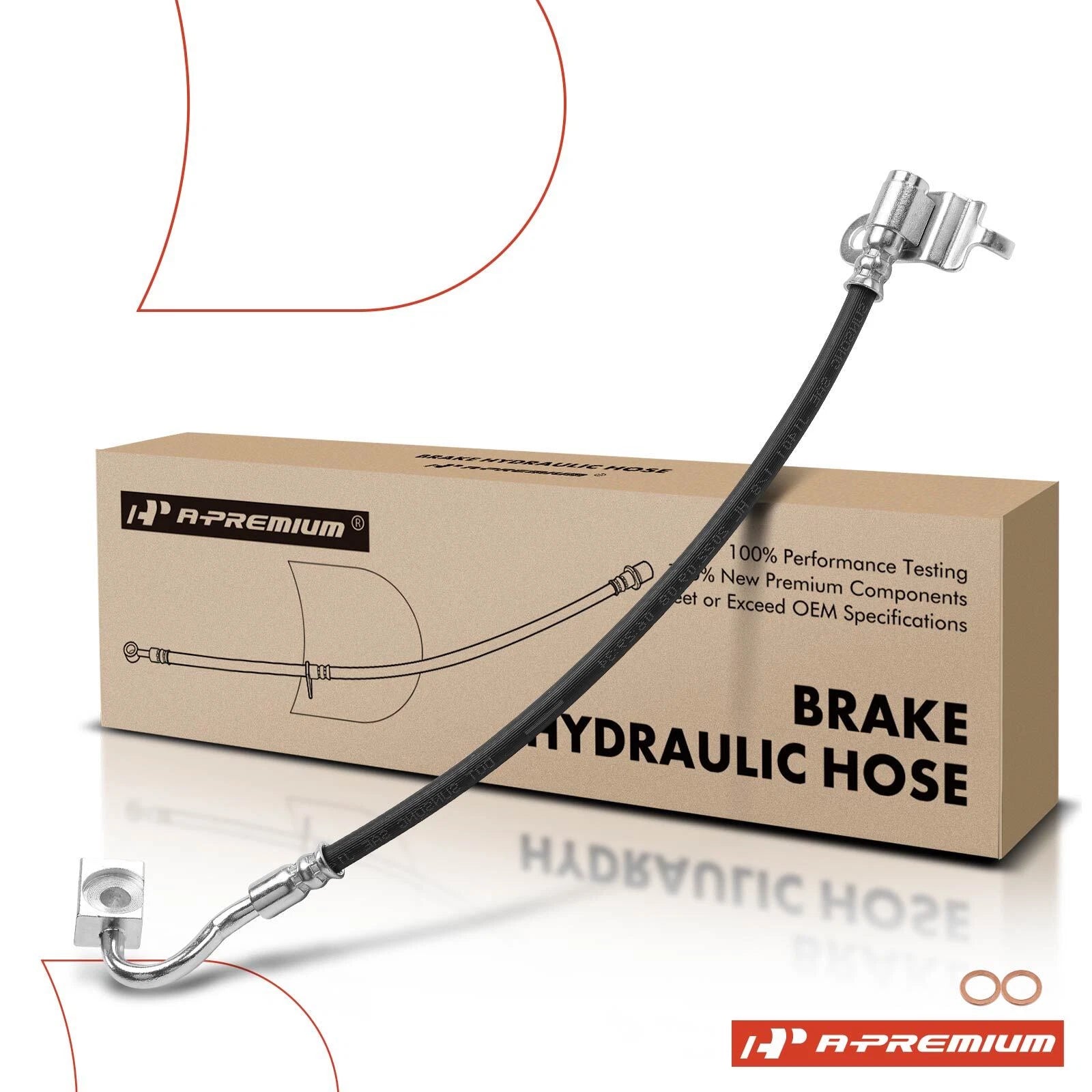 Rear Left Brake Hydraulic Hose for Ford Taurus, Mercury Sable (1996–2005)