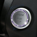 Crystal Bling Rhinestone Start Stop Button Ring for Car (Universal)
