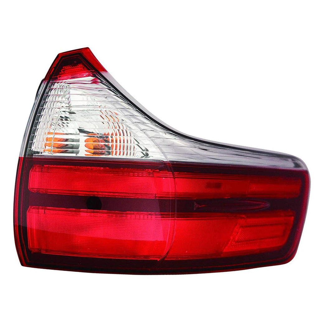 Tail Light Assembly Outer Passenger Side Replacement for Toyota Sienna (2015–2020)