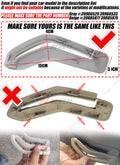 1 Pair Front Seat Belt Selector Gate Trim Cover for Volvo S60 S80 XC90 (2001–2016)