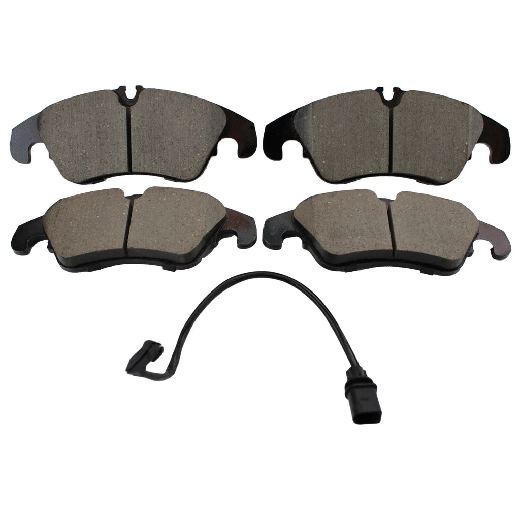 Set of 4 Akebono Euro Front Ceramic Brake Pads for Audi A4 A5 S4 S5 (2009–2020)