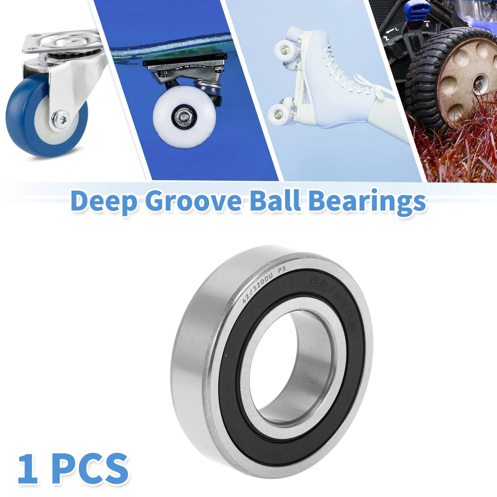 Deep Groove Ball Bearing P5 for Scooter Skateboard Wheel (32x65x17mm)