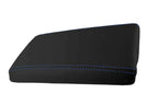 Leather Console Lid Armrest Cover for Nissan 300ZX Z32 (1990–1996) Blue Stitch
