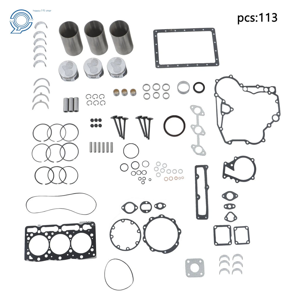 Overhaul Rebuild Kit for Kubota D1105 Engine Tractors (B2400STE)
