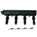 Ignition Coil & 4X Spark Plugs for Buick Encore, Chevy Cruze, Sonic 1.4L (2013–2020) UF669