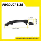 Front Left Outer Door Handle for Honda CR-V (2012–2016), Civic (2012–2015) Black