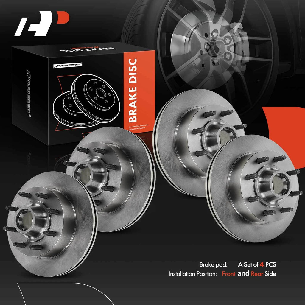 Front Disc Brake Rotors for Ford E-150 E-250 F-350 (2003-2007)