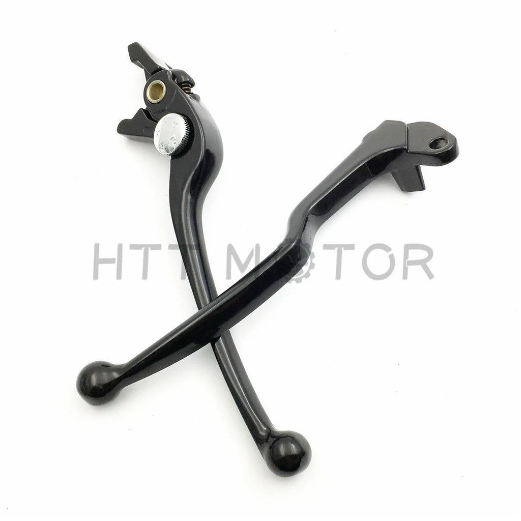 Black Brake Clutch Levers for Suzuki GSR 600/750 (1997–2003) DL650/V-Strom (2011–2012)