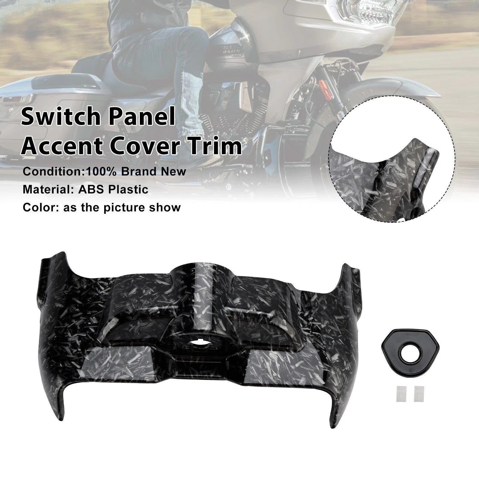 Switch Panel Accent Cover Trim for Harley Touring Electra Street Glide (2023–2025)