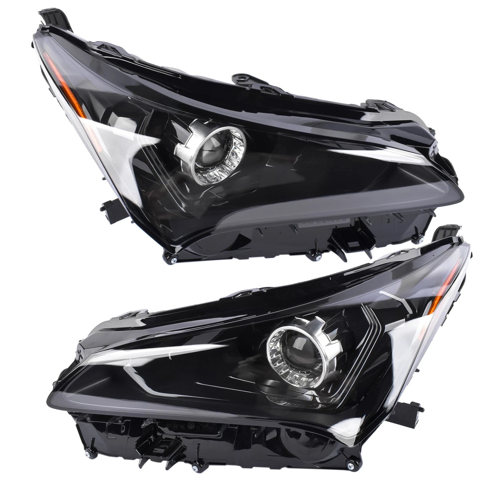 2X LED Headlight w/o AFS for Lexus NX200t NX300 NX300h (2018–2021)