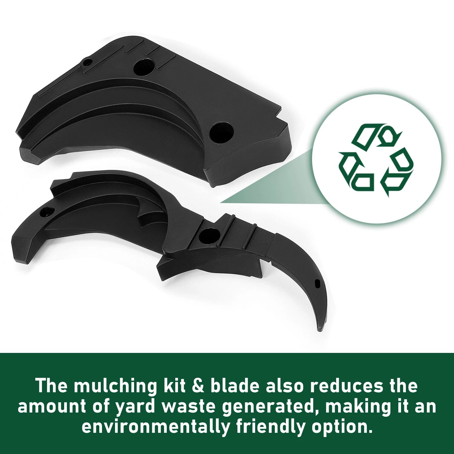 54" Lawn Mower Grass Mulching Kit Attachment w/Blades #BM20827 for John Deere