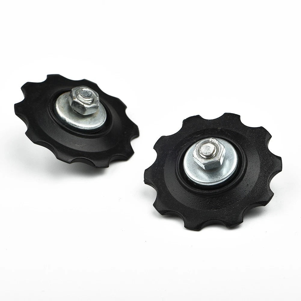 Pair Rear Derailleur Guide Wheels for Bike Bicycle 6-7 Speed