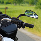 Black Teardrop Mirrors for Harley Dyna Electra Glide (2006-2023)