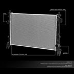 Aluminum Cooling Radiator for Chrysler Pacifica (2007–2008) 13178