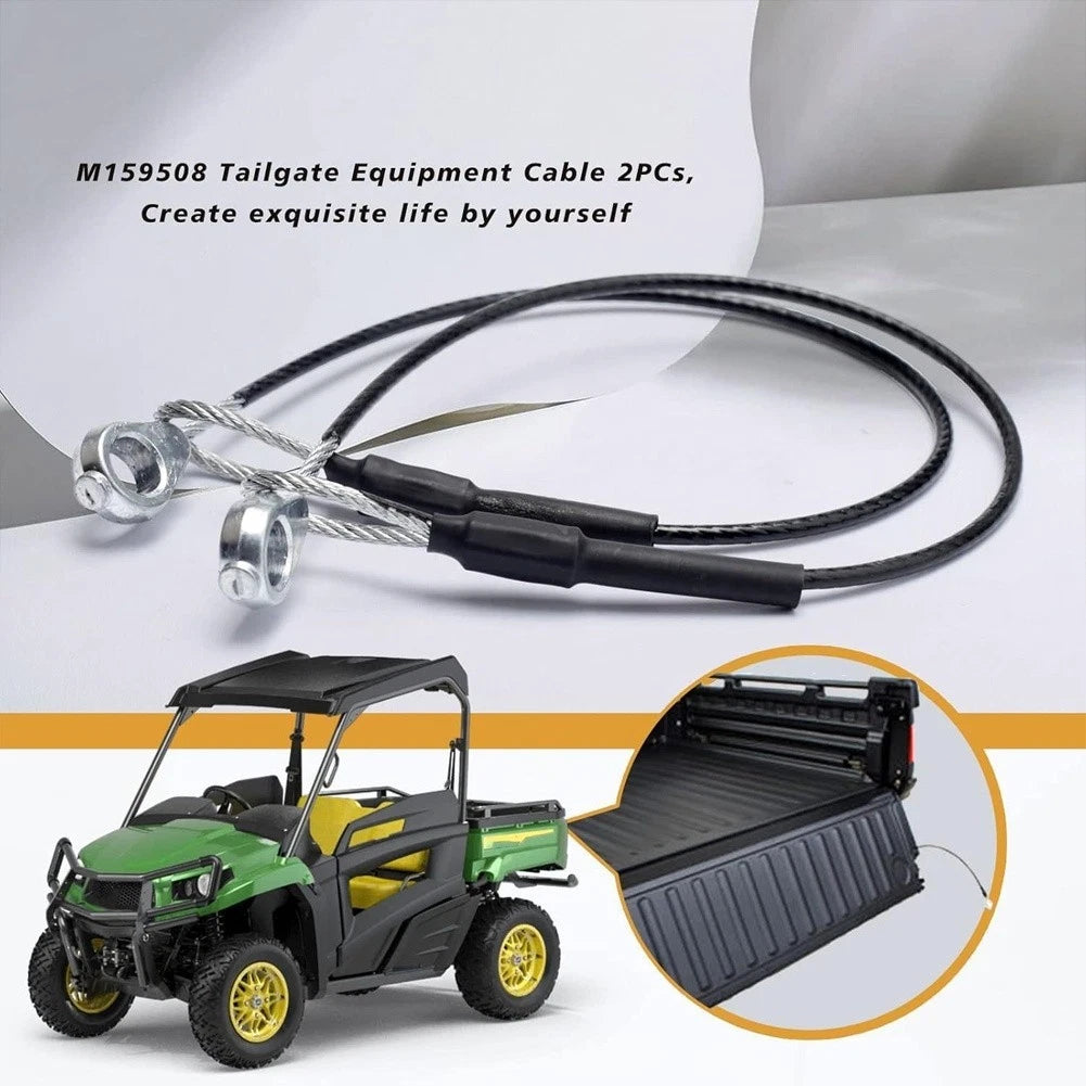2Pcs Tailgate Cables for HPX615E HPX815E XUV865R XUV825E (M159508)