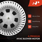 HVAC Blower Motor with Wheel & Resistor Kit for Benz W251 R320 (2007)